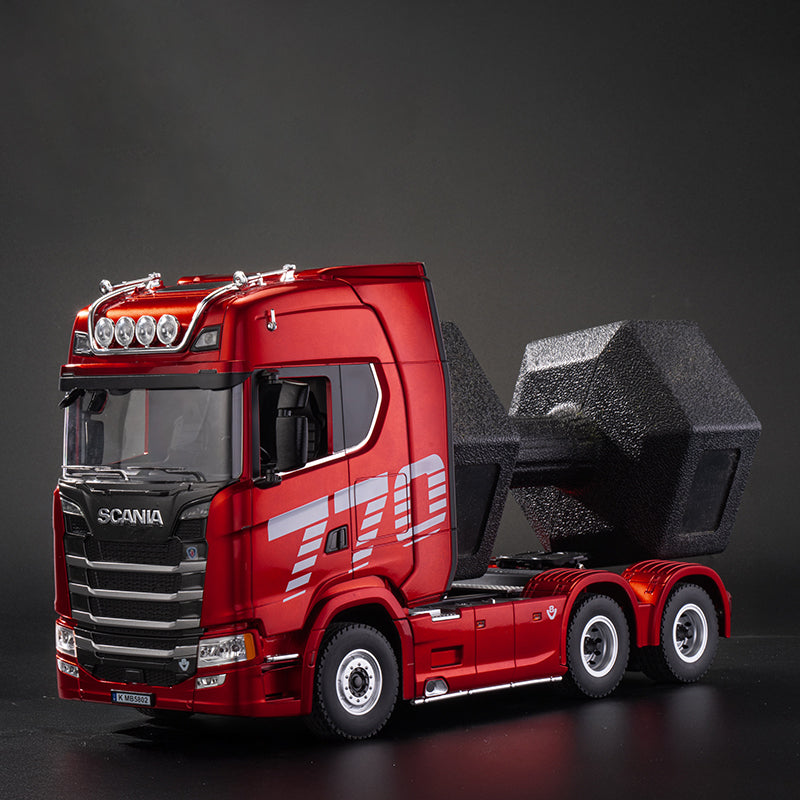 1/18 Genuine Scania remote control heavy truck 2025 new four-wheel drive tractor car model