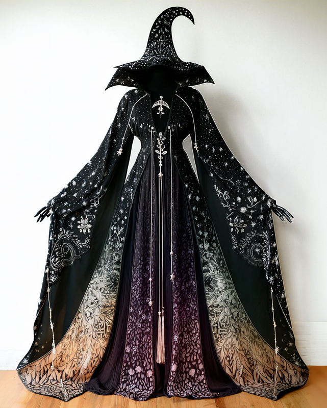 Fashion Patchwork Contrast Color Cape 83eb