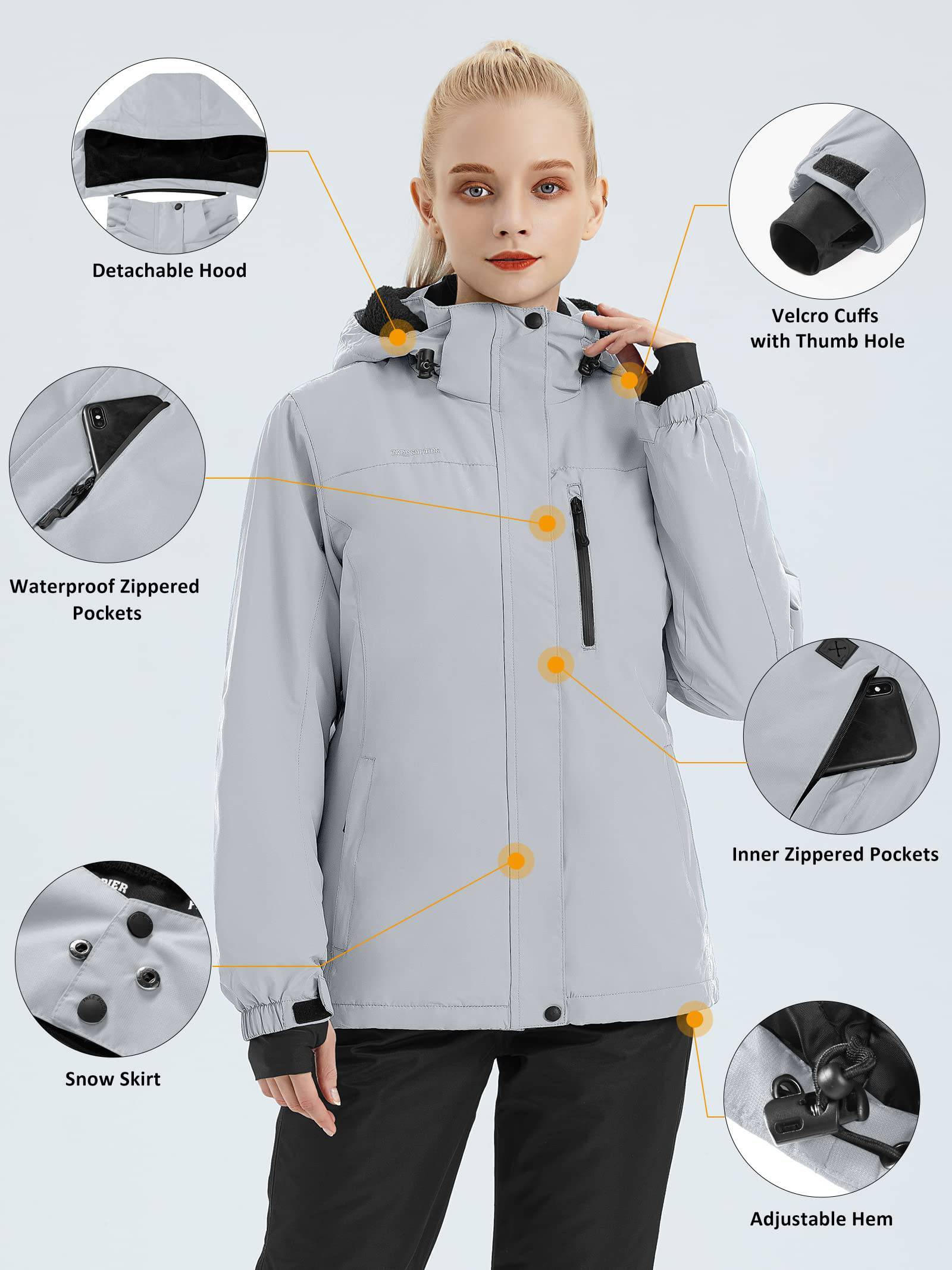 ETHEREAL Women's Waterproof Ski Snow Jacket