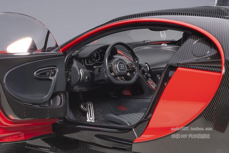 1:18 Limited Edition Bugatti Chiron Track Edition Alloy Car Model Collection