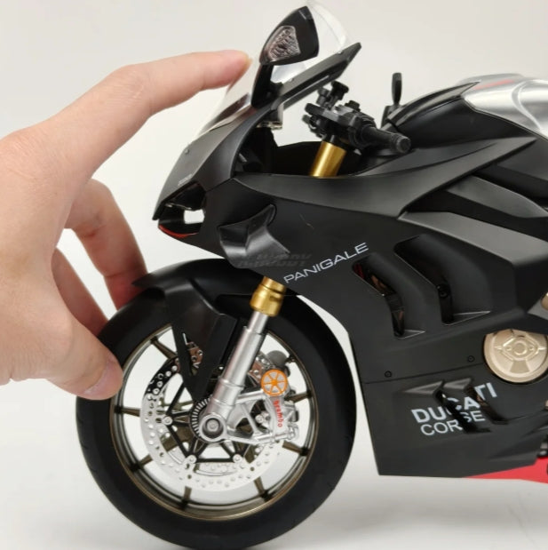 Super Large 1/6 Ducati V4S Startable Motorcycle Model Simulation Alloy Motorcycle