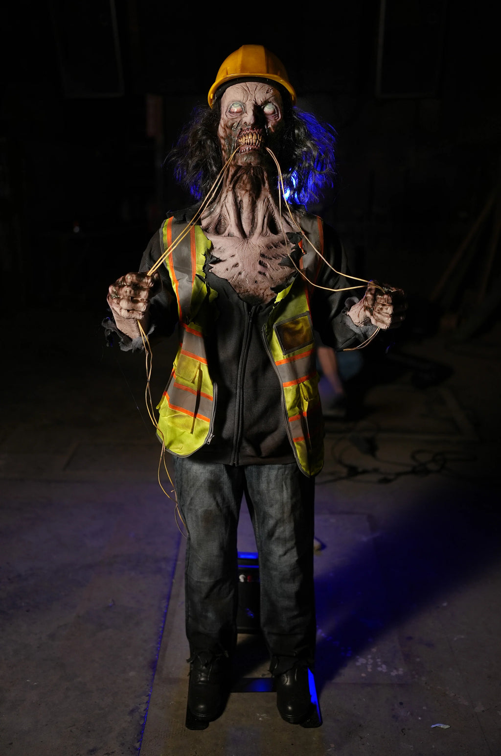 Electric Zombie Animated Halloween Prop