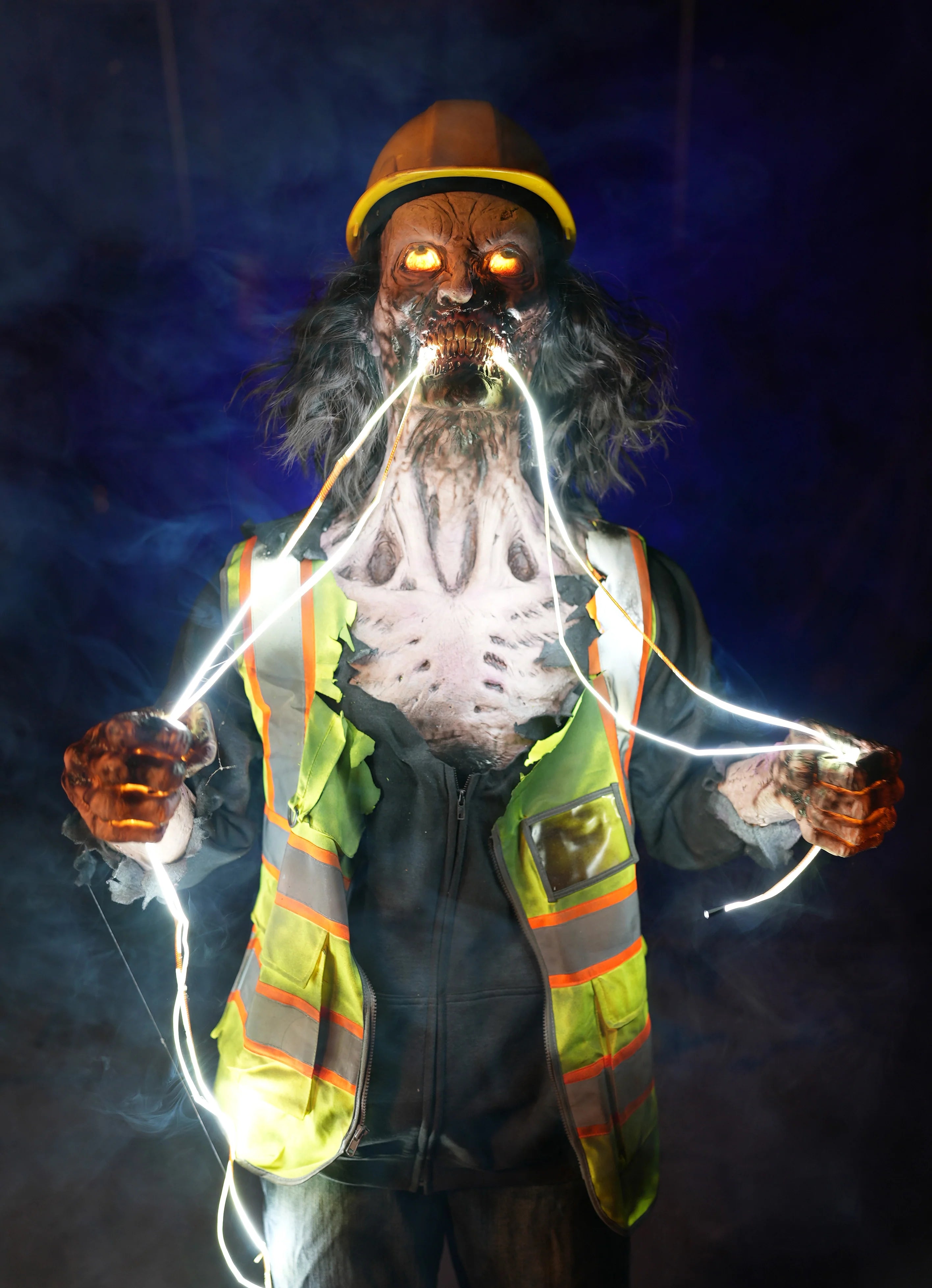 Electric Zombie Animated Halloween Prop