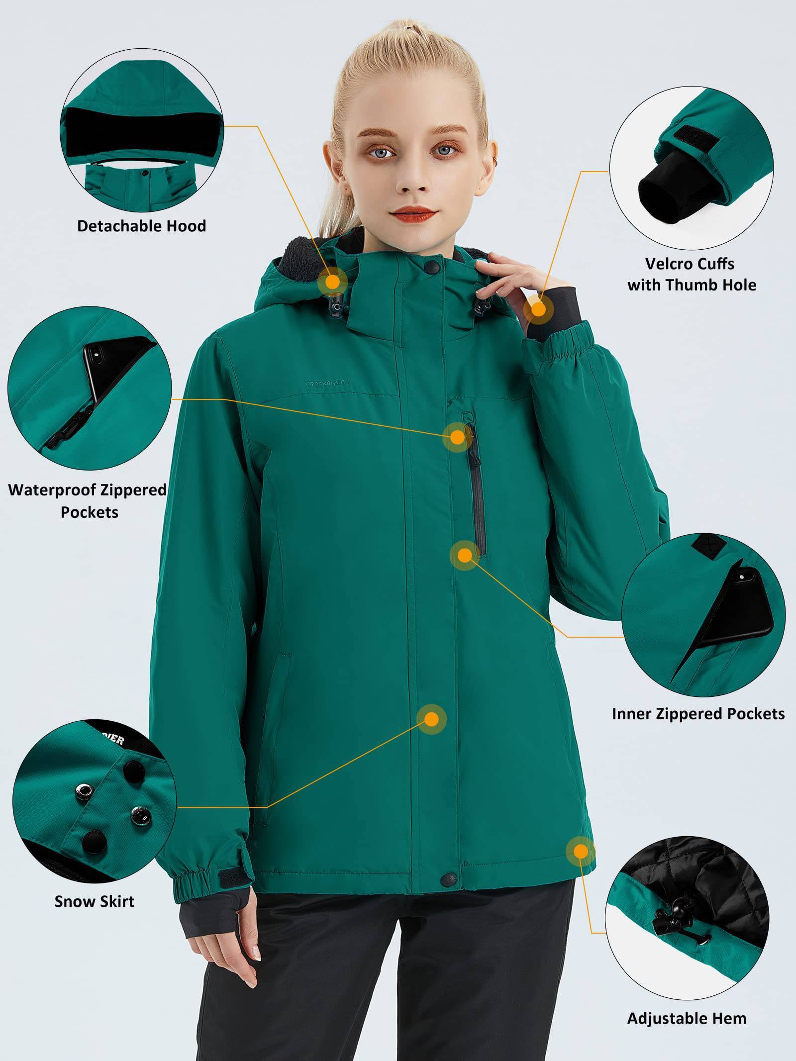 ETHEREAL Women's Waterproof Ski Snow Jacket