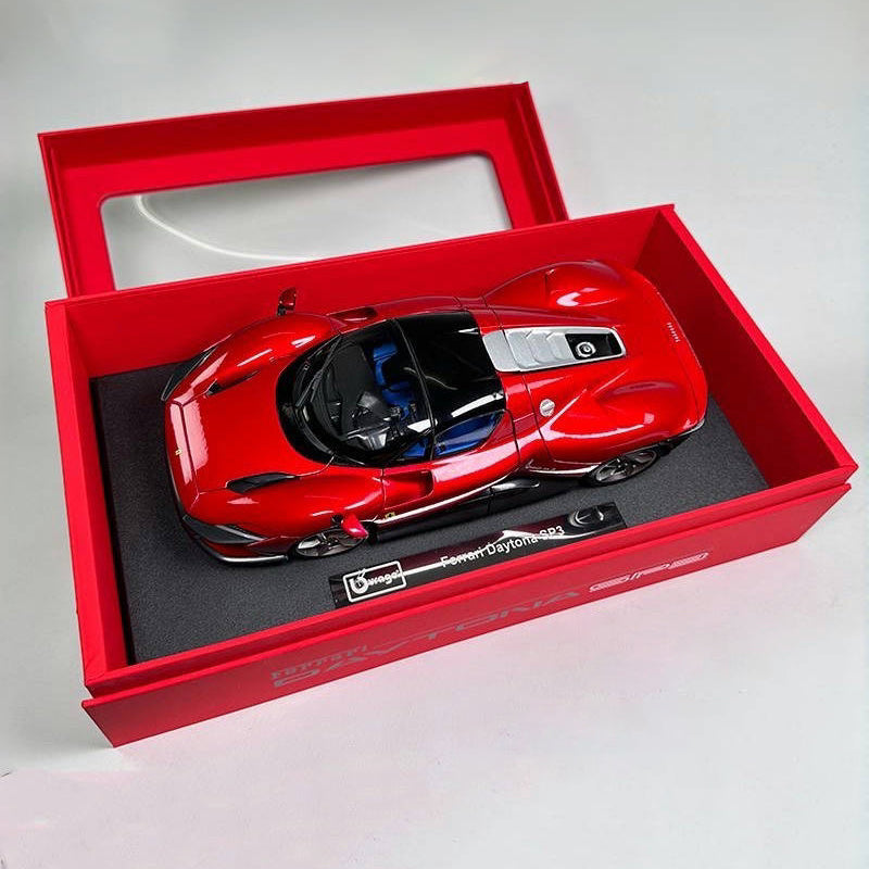 Fine limited edition 1:18 SP3 499P simulation alloy sports car model