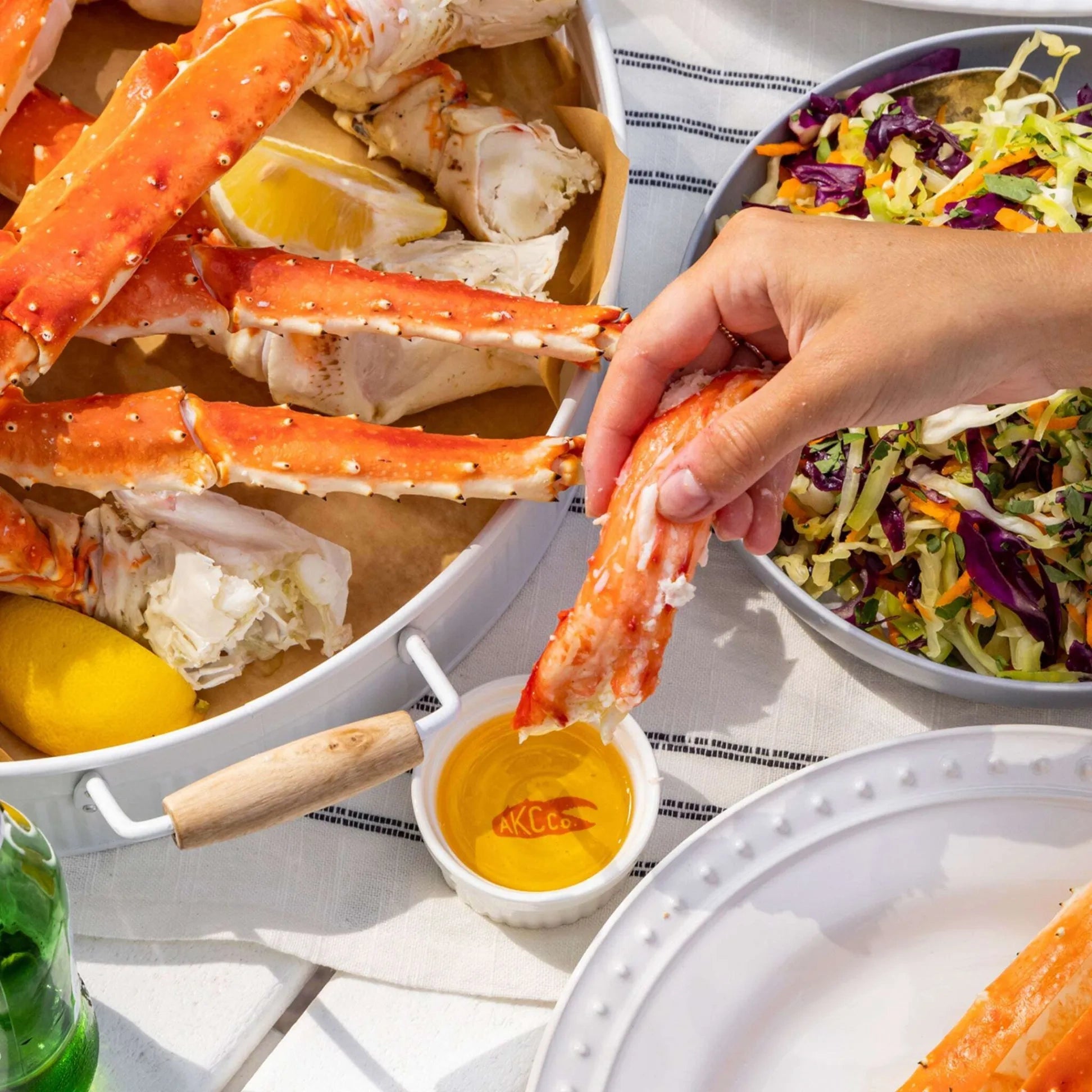 100% Wild King Crab - Probably the largest you've ever seen.