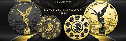 Libertad 2023 Black Platinum & 24k Gold