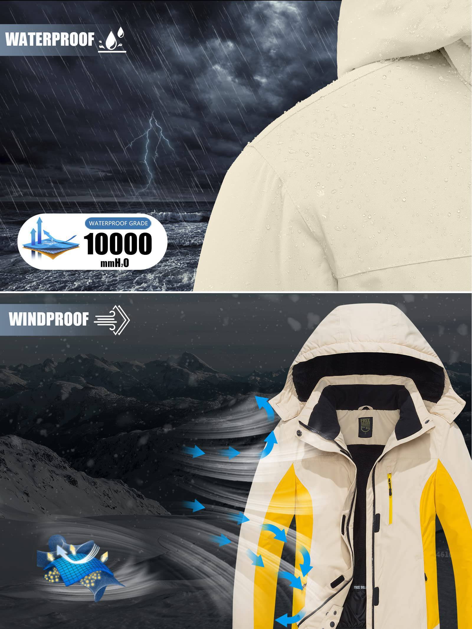ETHEREAL Women's Waterproof Ski Snow Jacket