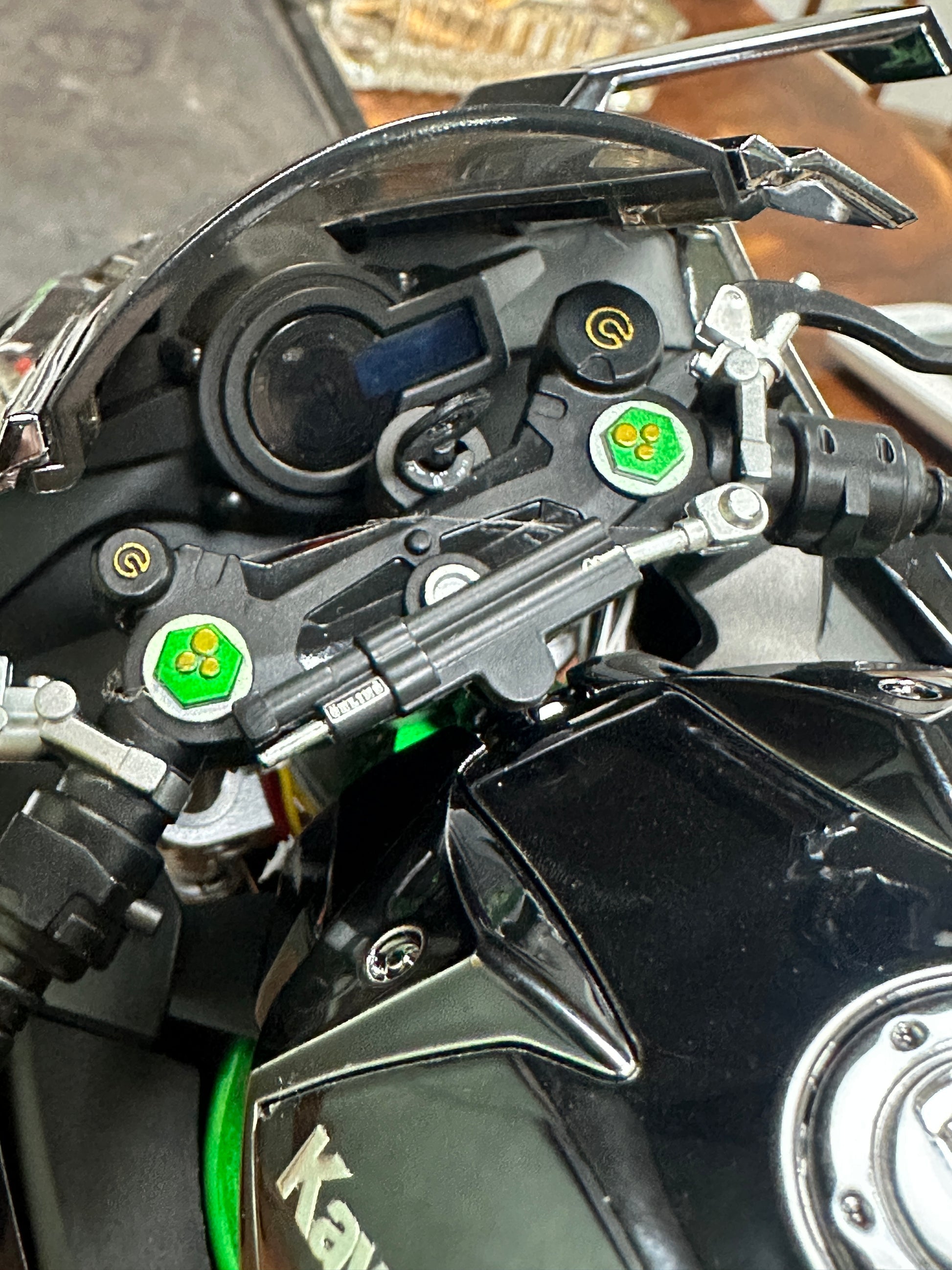 H2R Motorcycle Model With Engine Startup, Throttle Control, And Exhaust Spray Simulation, Die-Cast Bike, Ideal Gift For Men