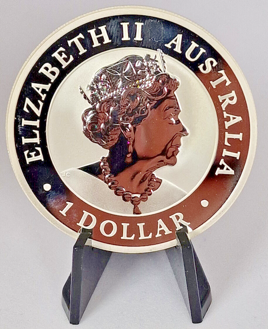 2023 Australian Kookaburra - World Money Fair Berlin Special Edition - 1oz Silver Coloured