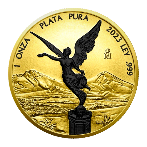 Libertad 2023 24k Gold & Black Platinum
