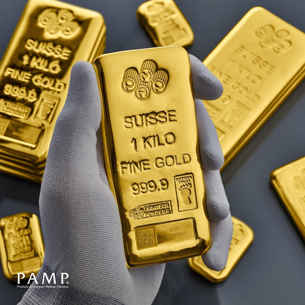 SUISSE 1 KILO FINE GOLD BAR 999.9