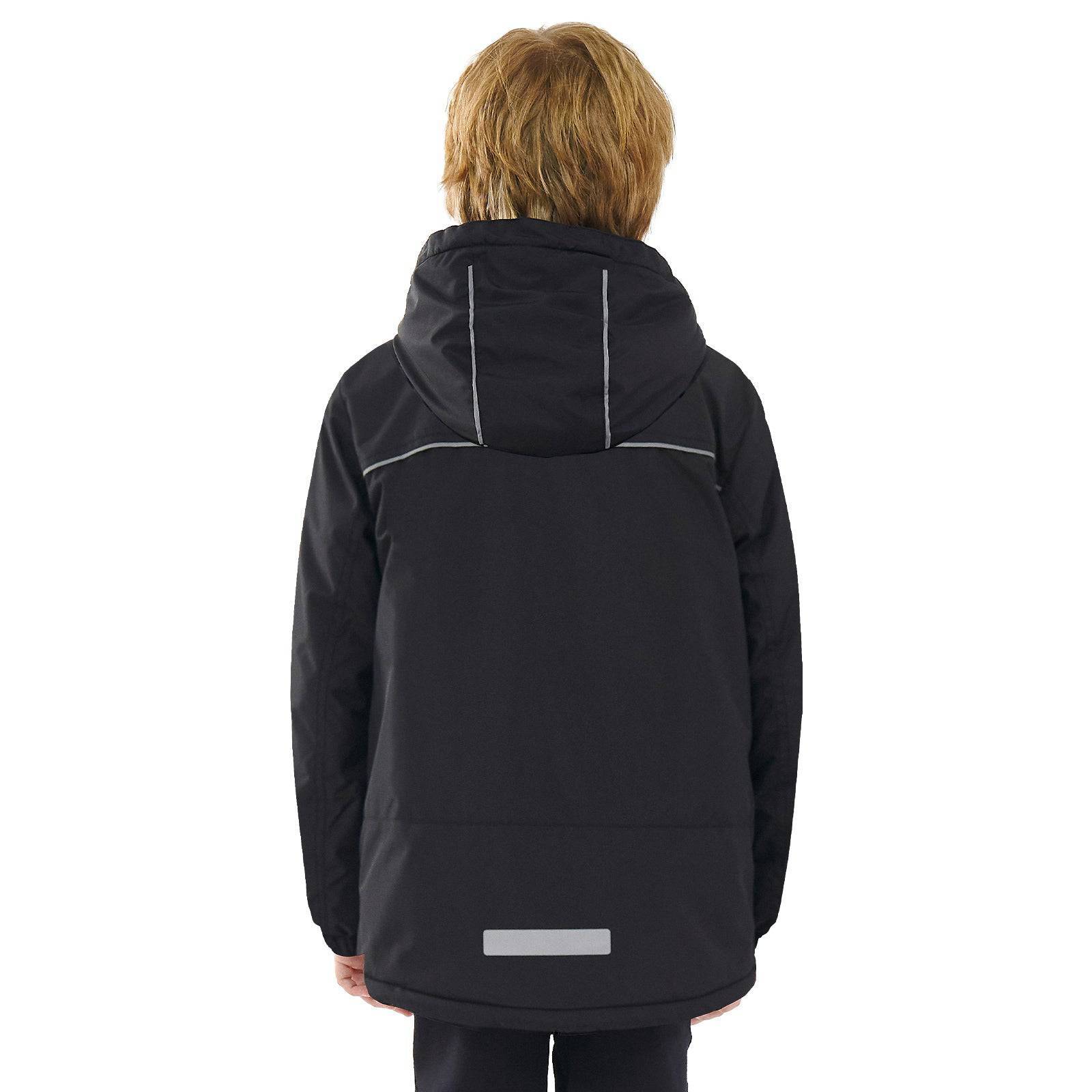 PAMLULU Kids Thick Fleece Lined Hooded Snowboarding Ski Jackets