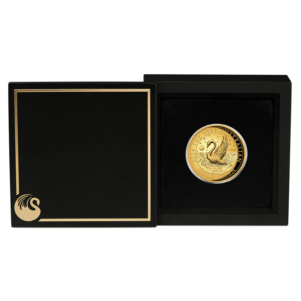 Australian Swan 2024 $100 1oz Gold Proof High Relief Coin
