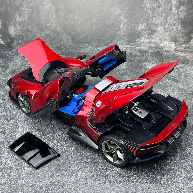 Fine limited edition 1:18 SP3 499P simulation alloy sports car model
