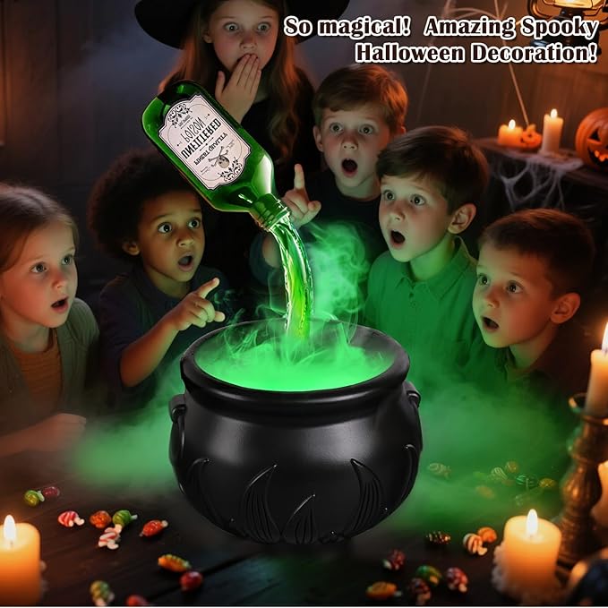 💀Black Witches Bowl Hocus Pocus Party Decoration  ddac