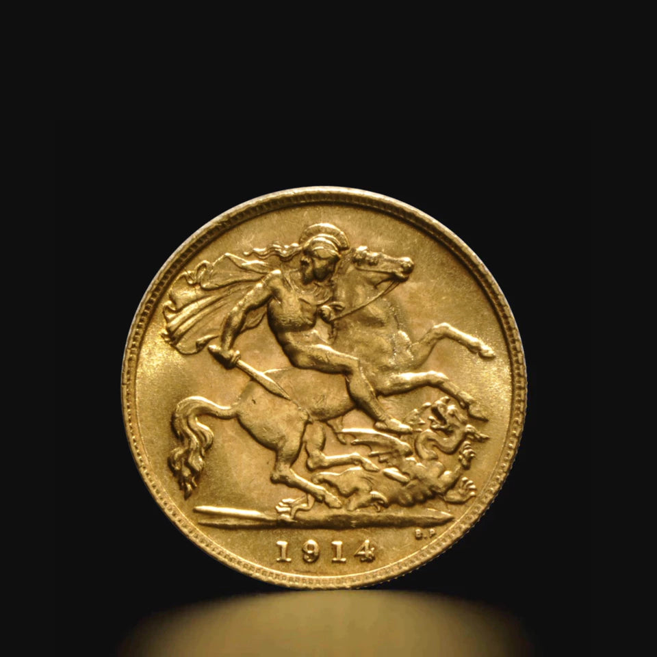 Great Britain Half Sovereign Gold Coin