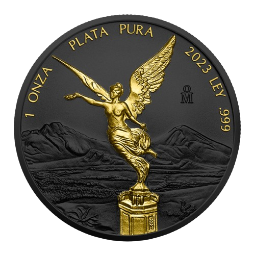Libertad 2023 Black Platinum & 24k Gold