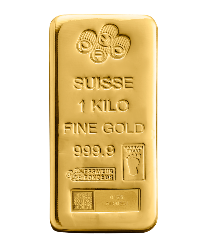 SUISSE 1 KILO FINE GOLD BAR 999.9