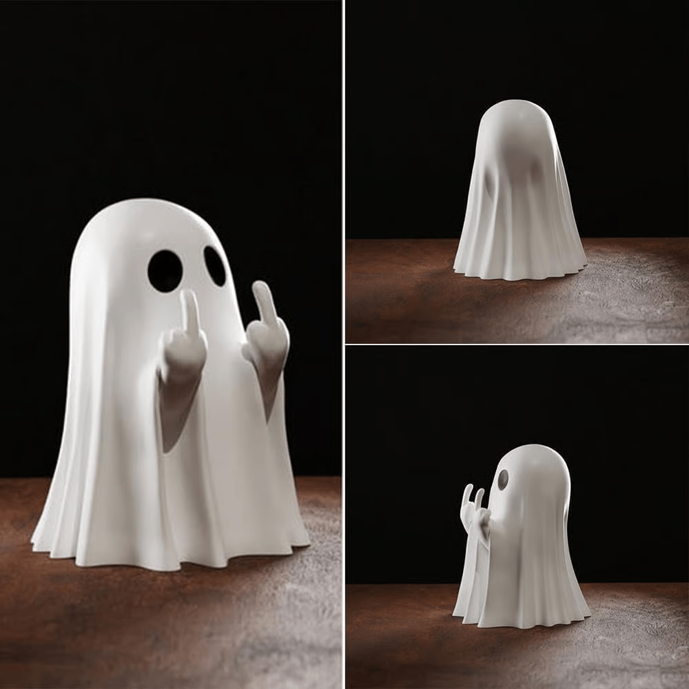 👻Unfriendly Ghost 3D Printed Middle finger  9ec2