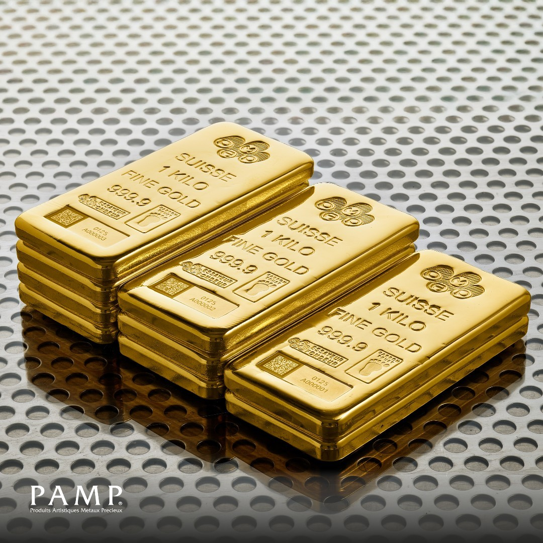 SUISSE 1 KILO FINE GOLD BAR 999.9