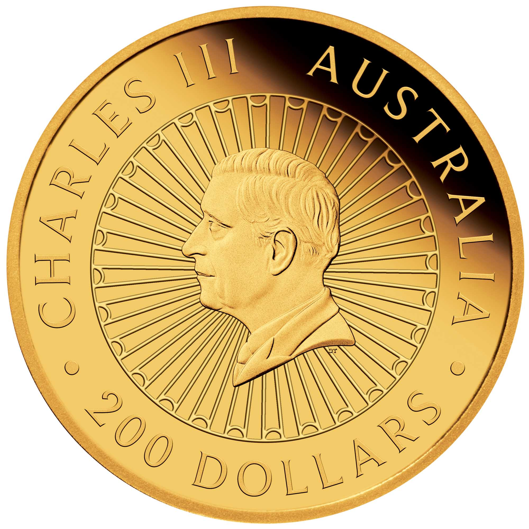 Great Southern Land 2025 2oz Gold Proof Blue Lepidolite Coin