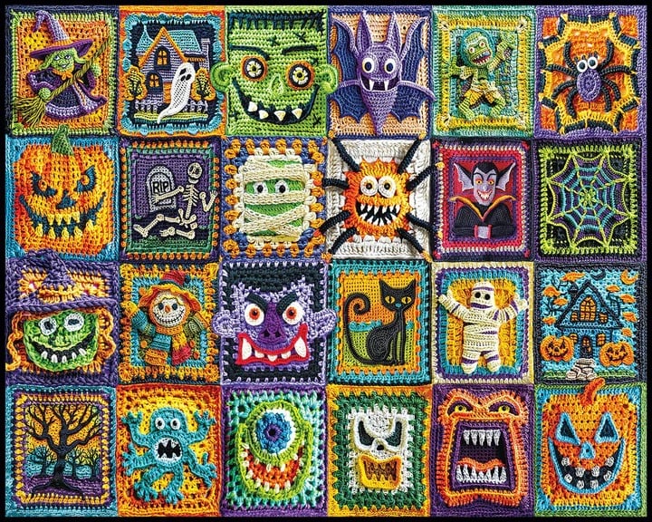 🔥Early Halloween Sale - Halloween Crochet Puzzle  2fc2