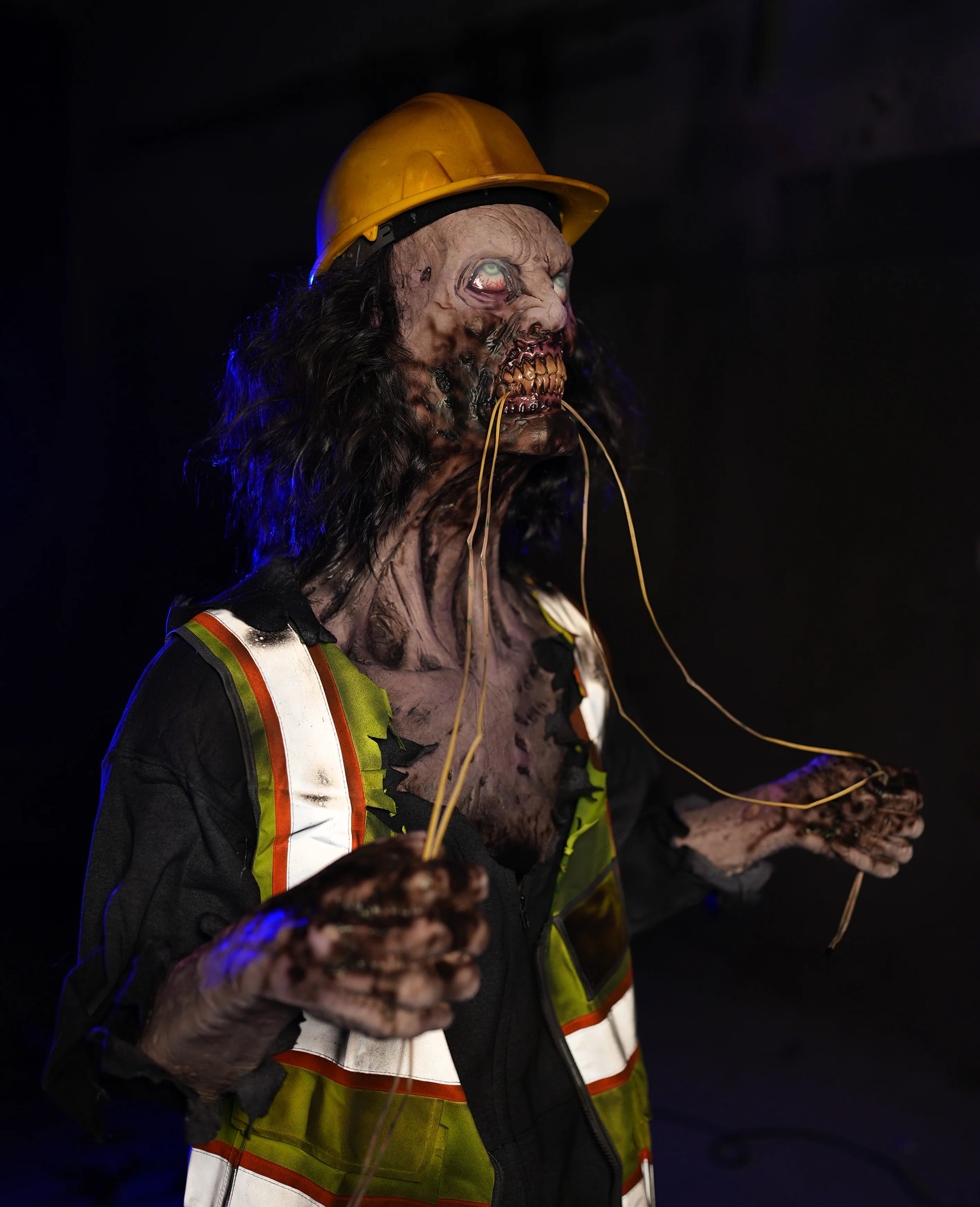 Electric Zombie Animated Halloween Prop
