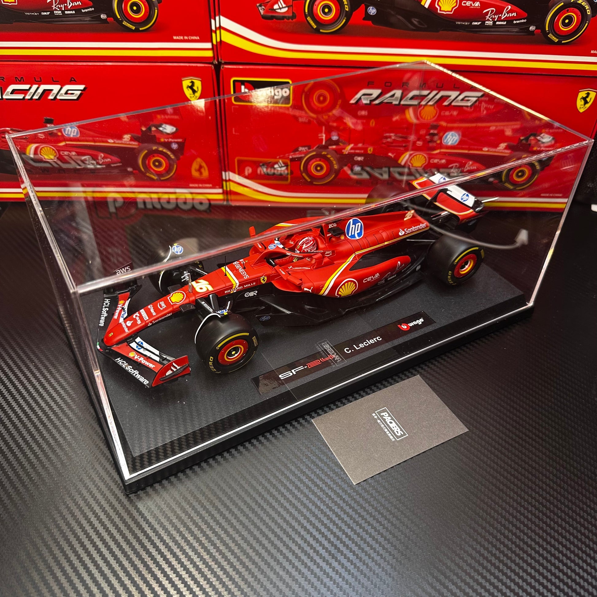 1:18 Formula 2024 SF-24 Simulation Alloy F1 Racing Car Model