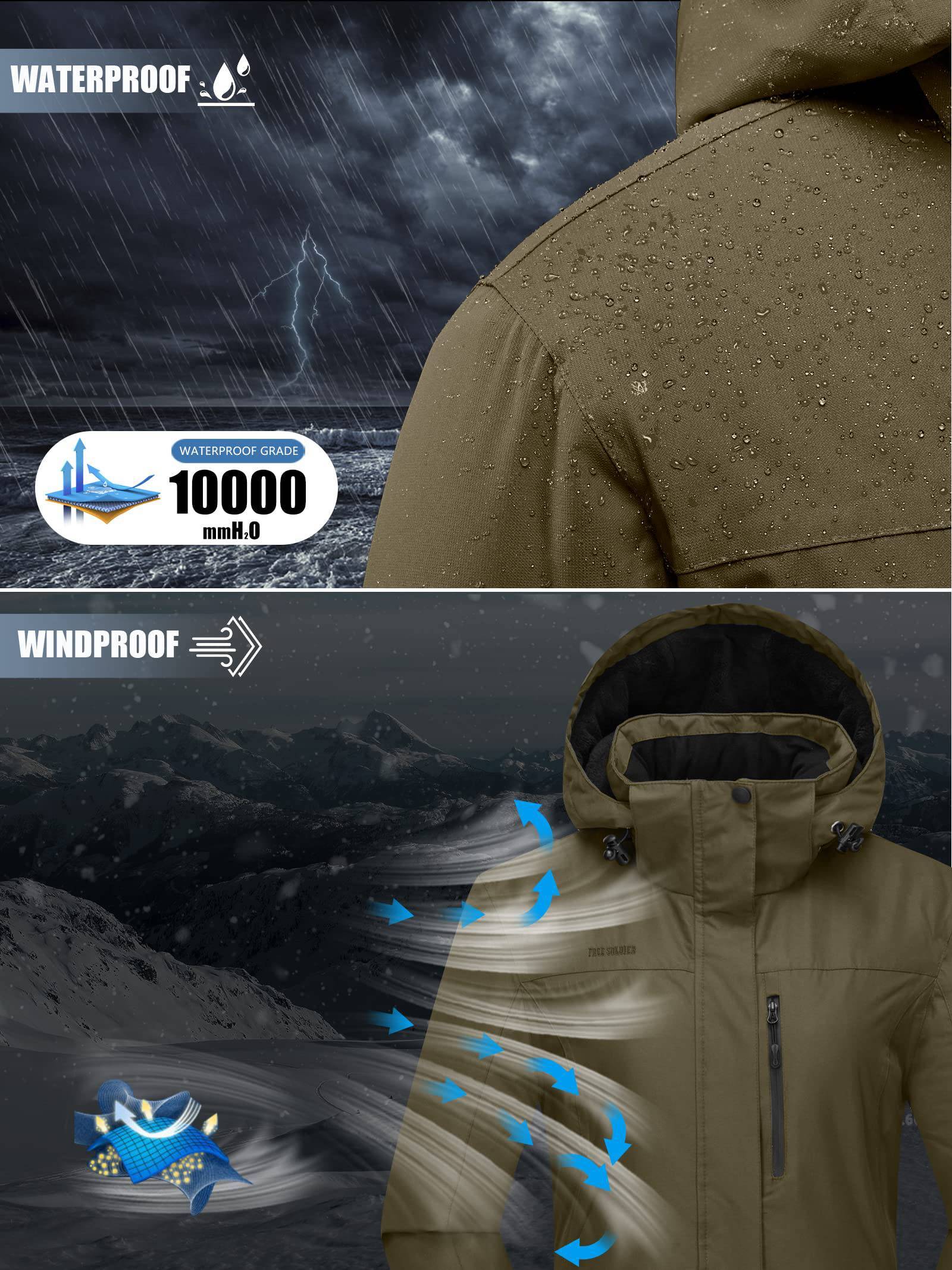 ETHEREAL Women's Waterproof Ski Snow Jacket