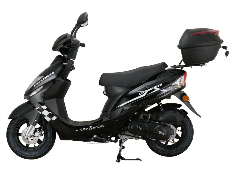Alpha Motors Motorroller CityLeader 50 ccm EURO 5 inkl. Topcase