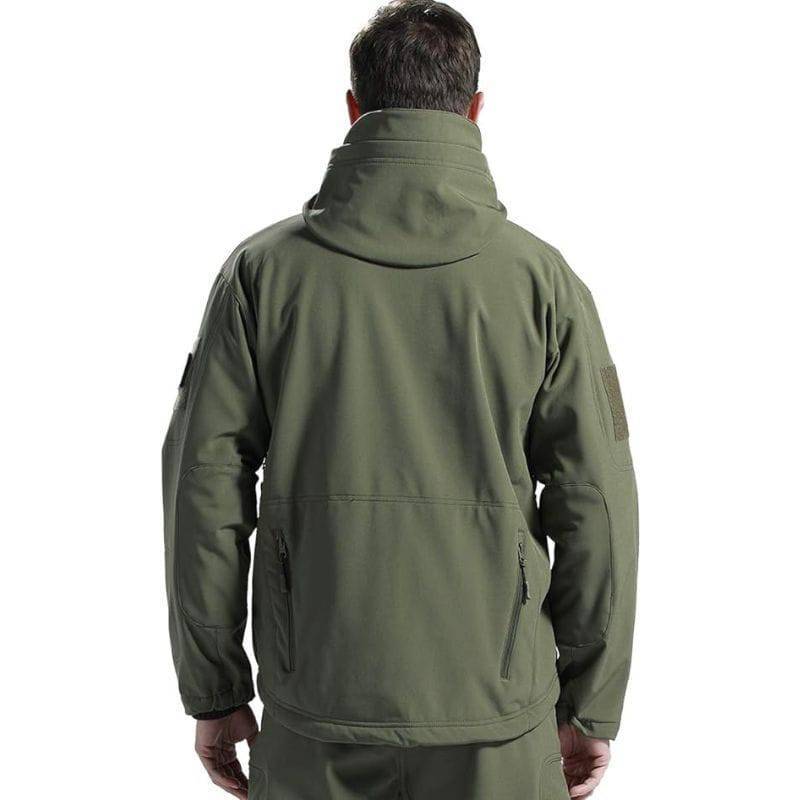 SHARKSKIN Men’s Warm Waterproof Softshell Tactical Hiking Jacket