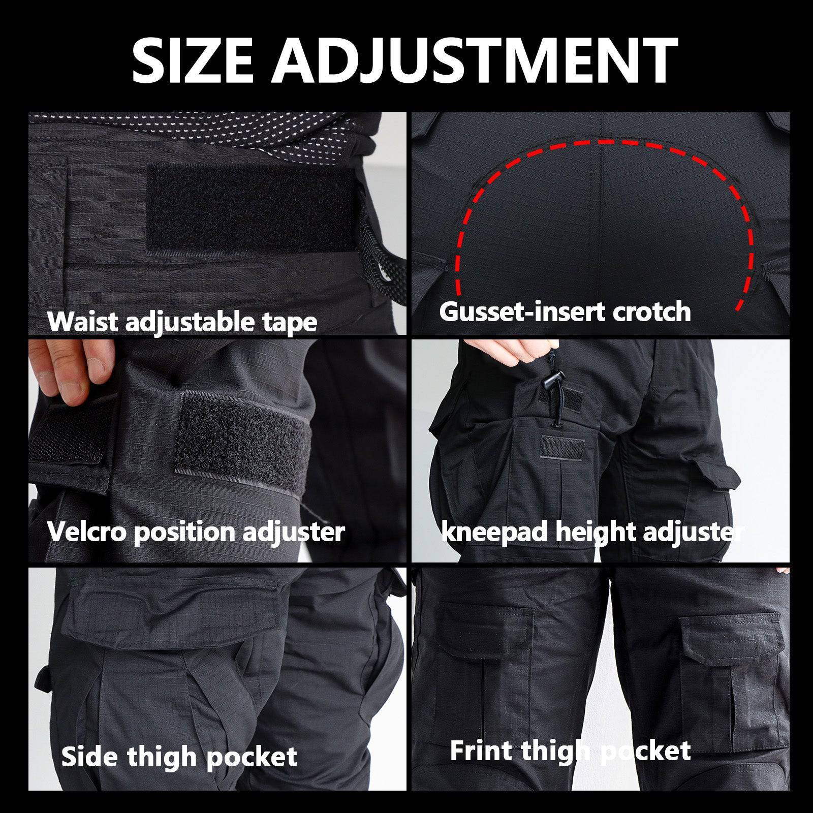 G3 Pro Men’s Combat Tactical Pants w/ Internal Knee Pads