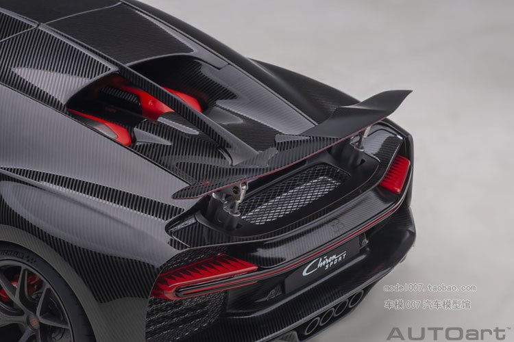 1:18 Limited Edition Bugatti Chiron Track Edition Alloy Car Model Collection