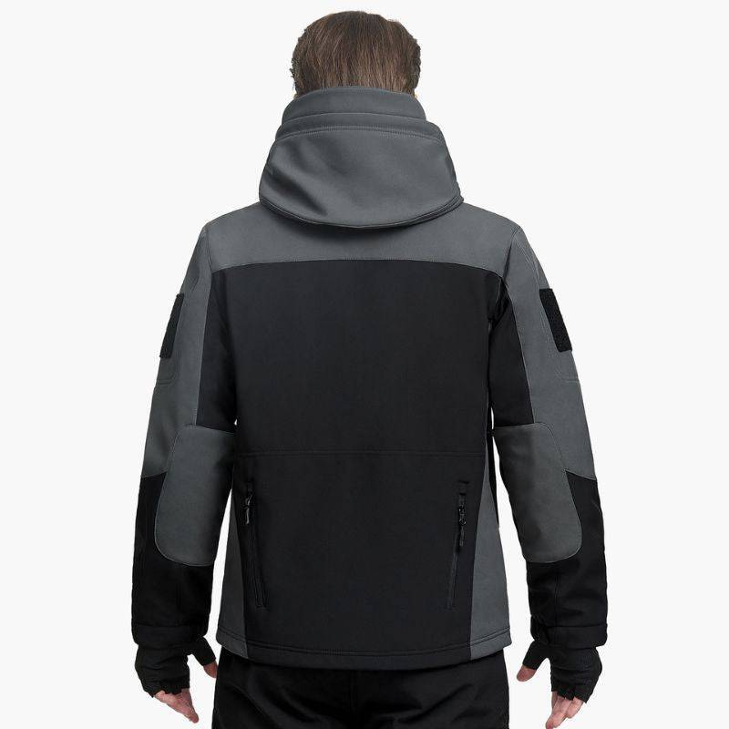 SHARKSKIN Men’s Warm Waterproof Softshell Tactical Hiking Jacket
