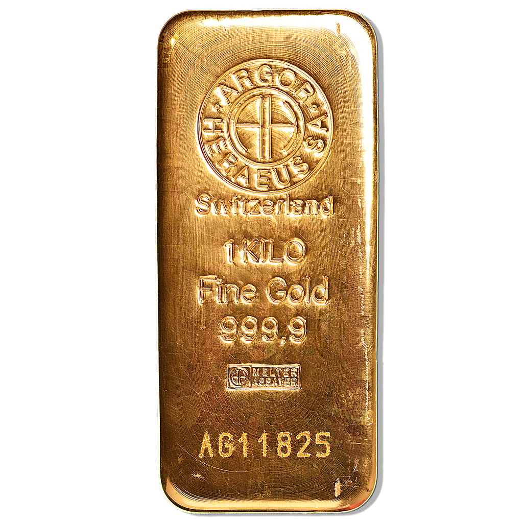 Argor Heraeus 1 Kilogram Gold Bar