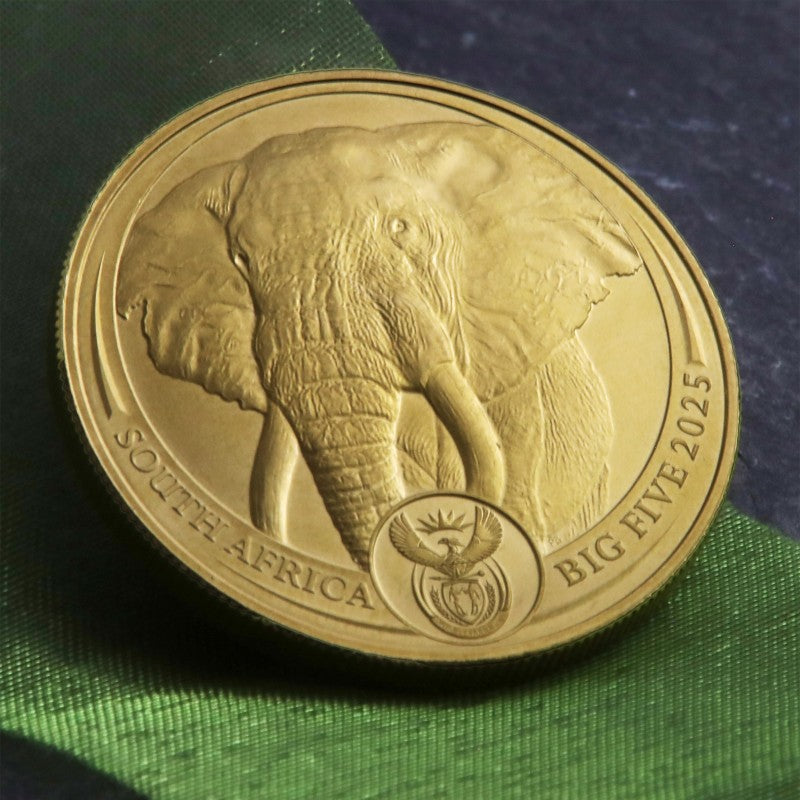 Gold coin 1oz "Elephant" 2025 Big Five (South Africa)