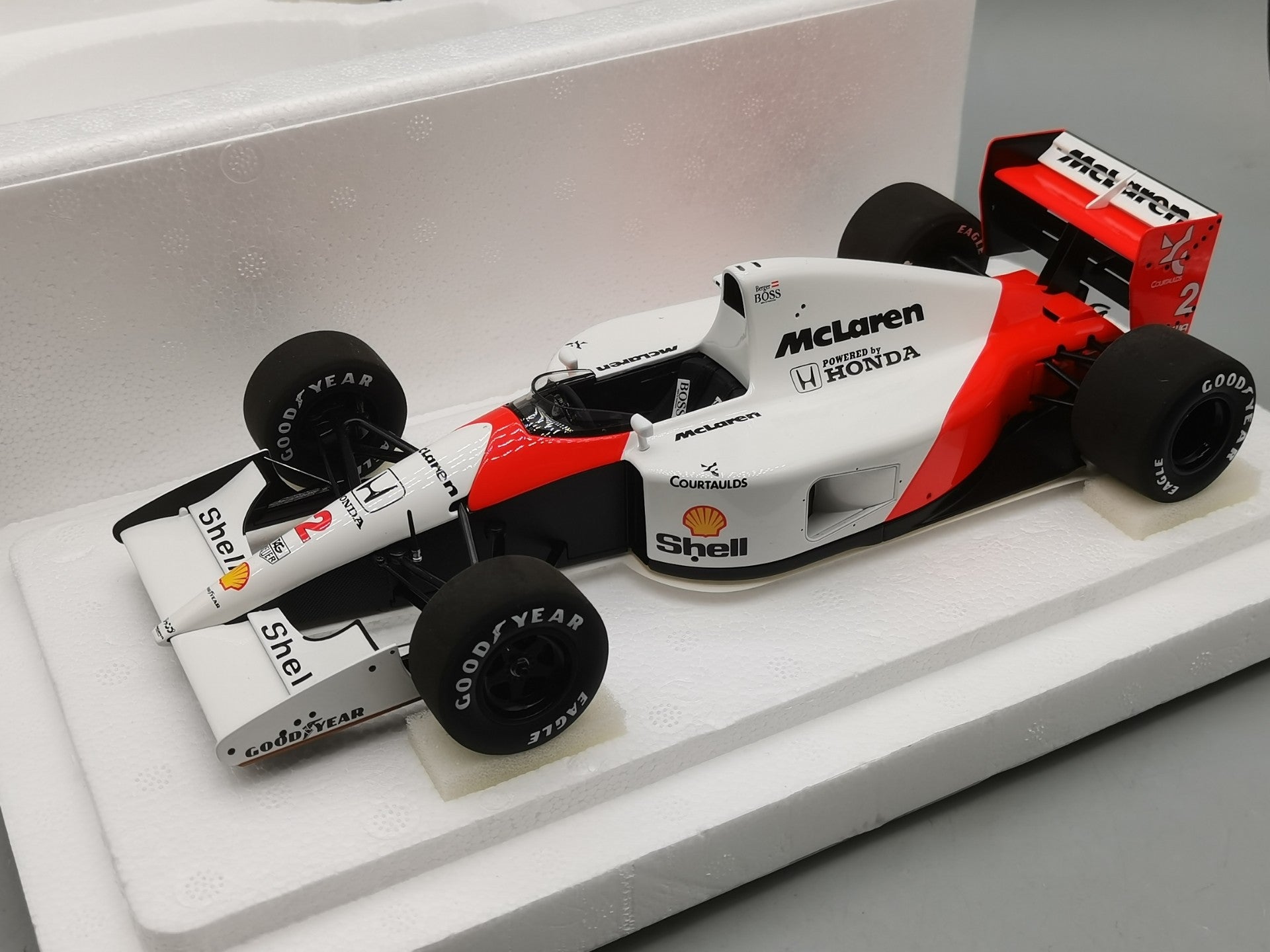 1:18 Honda McLaren F1 McLaren MP4/6 1991 Senna car model