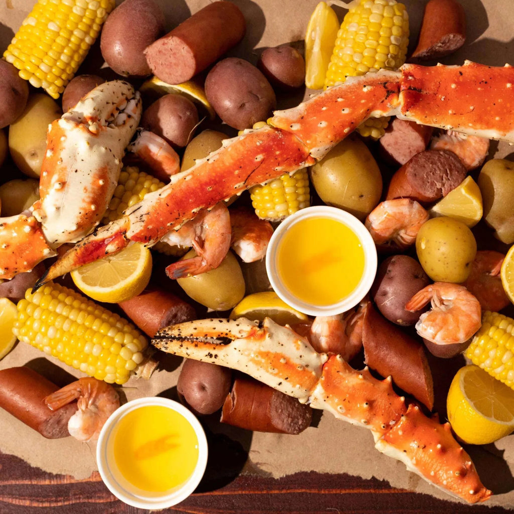 100% Wild King Crab - Probably the largest you've ever seen.