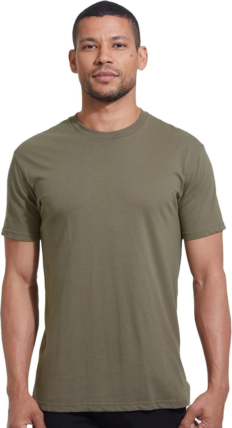 3 Pack Men‘s T-Shirts - Short Sleeve Crew Neck Plain Novelty T Shirt for Men