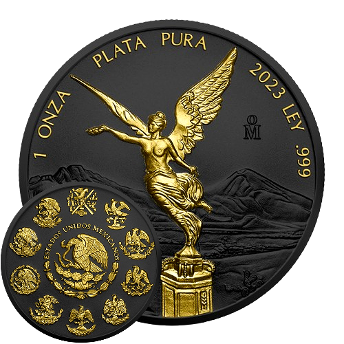 Libertad 2023 Black Platinum & 24k Gold