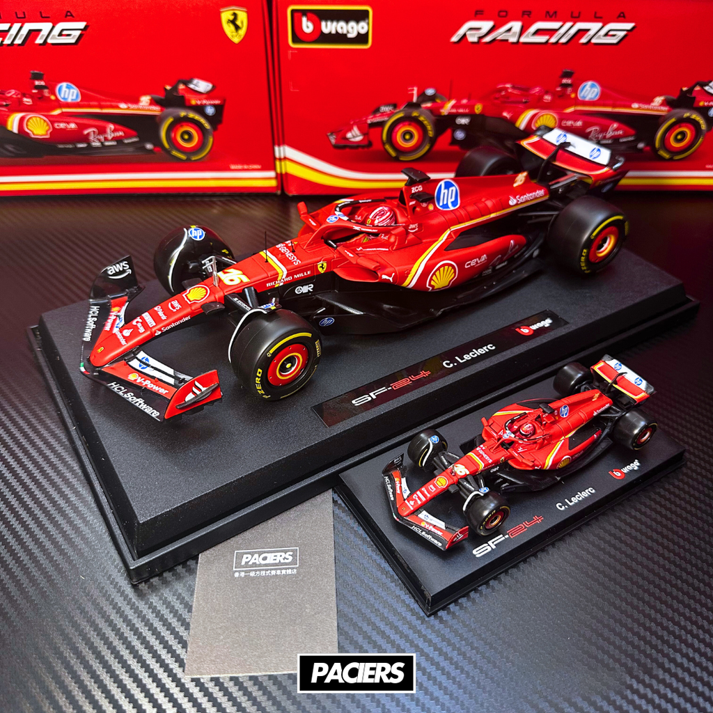 1:18 Formula 2024 SF-24 Simulation Alloy F1 Racing Car Model