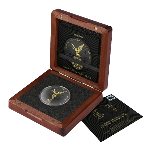 Libertad 2023 Black Platinum & 24k Gold