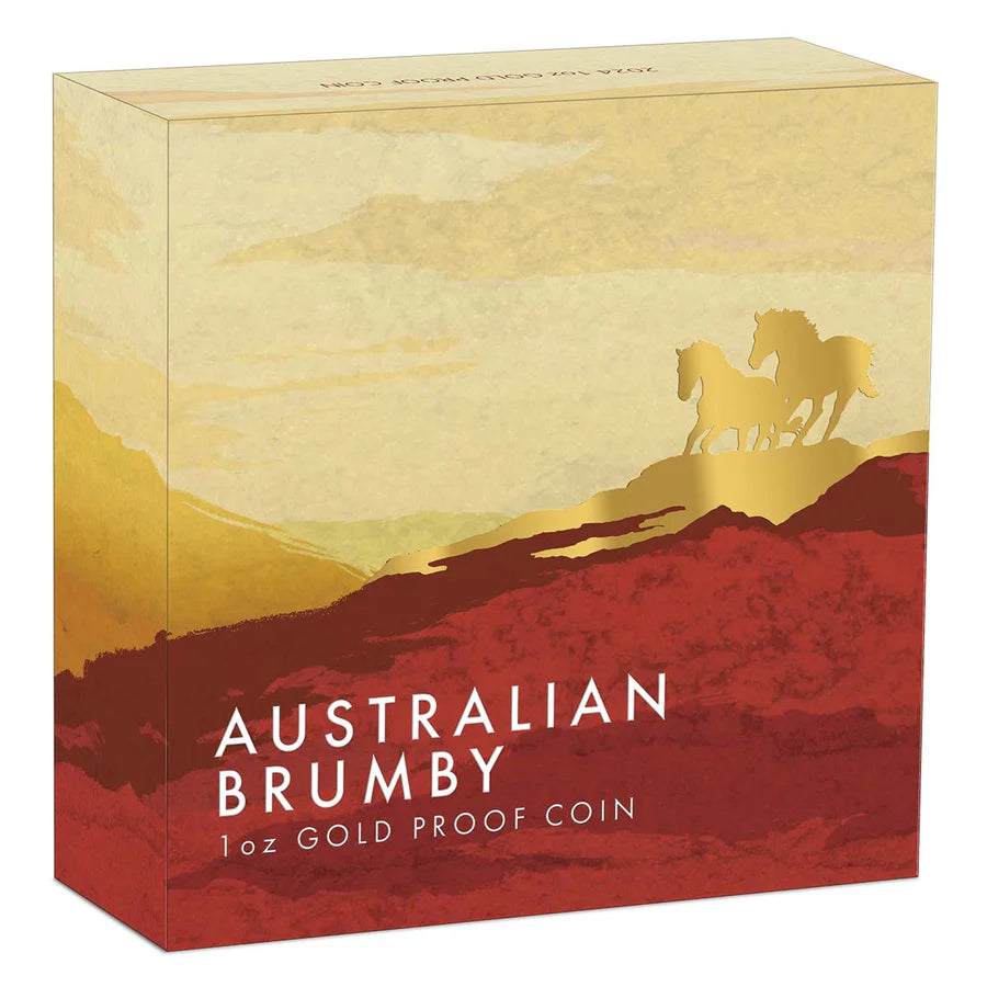 Australian Brumby 2024 $100 1oz Gold Proof Coin