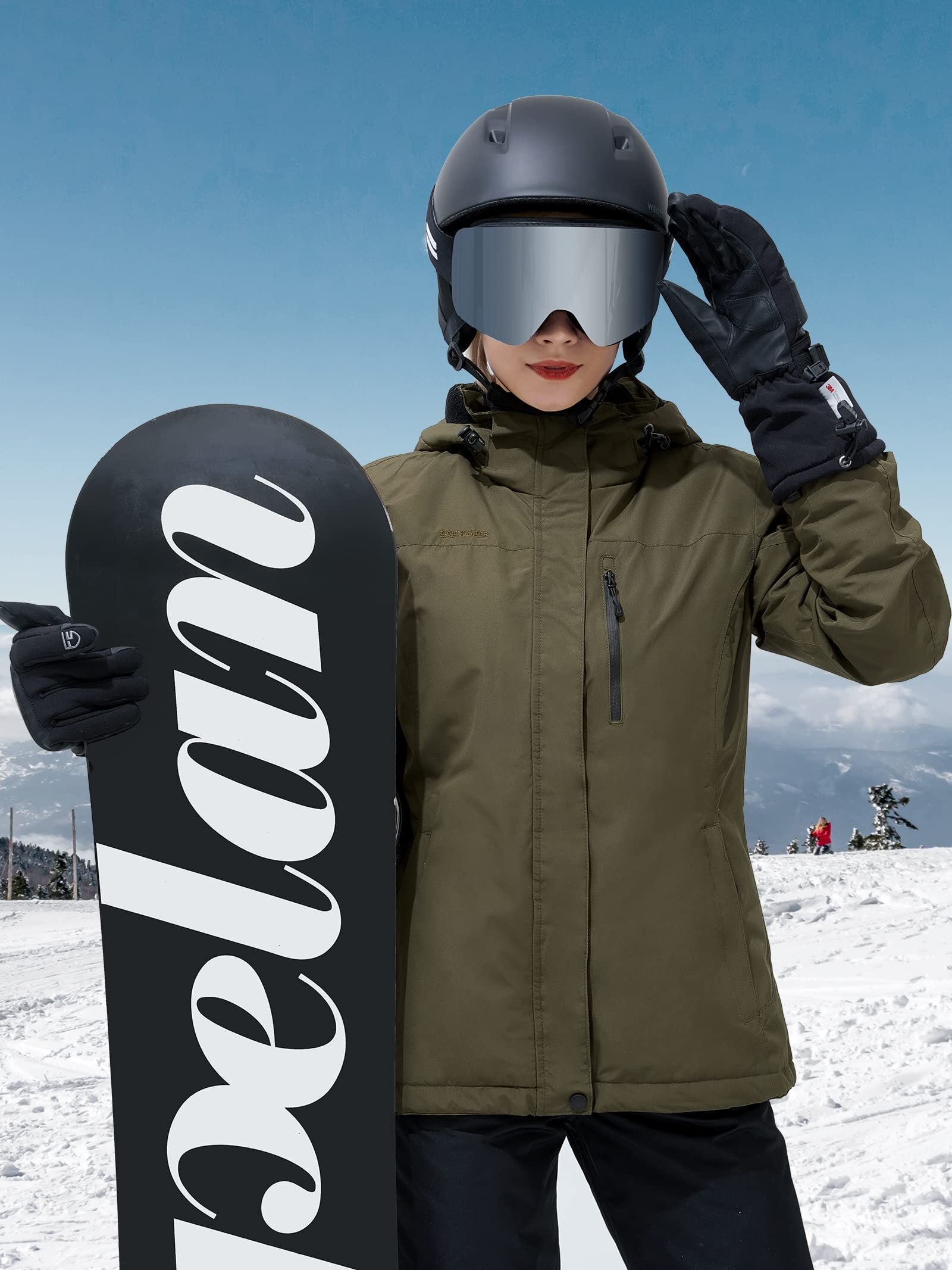 ETHEREAL Women's Waterproof Ski Snow Jacket