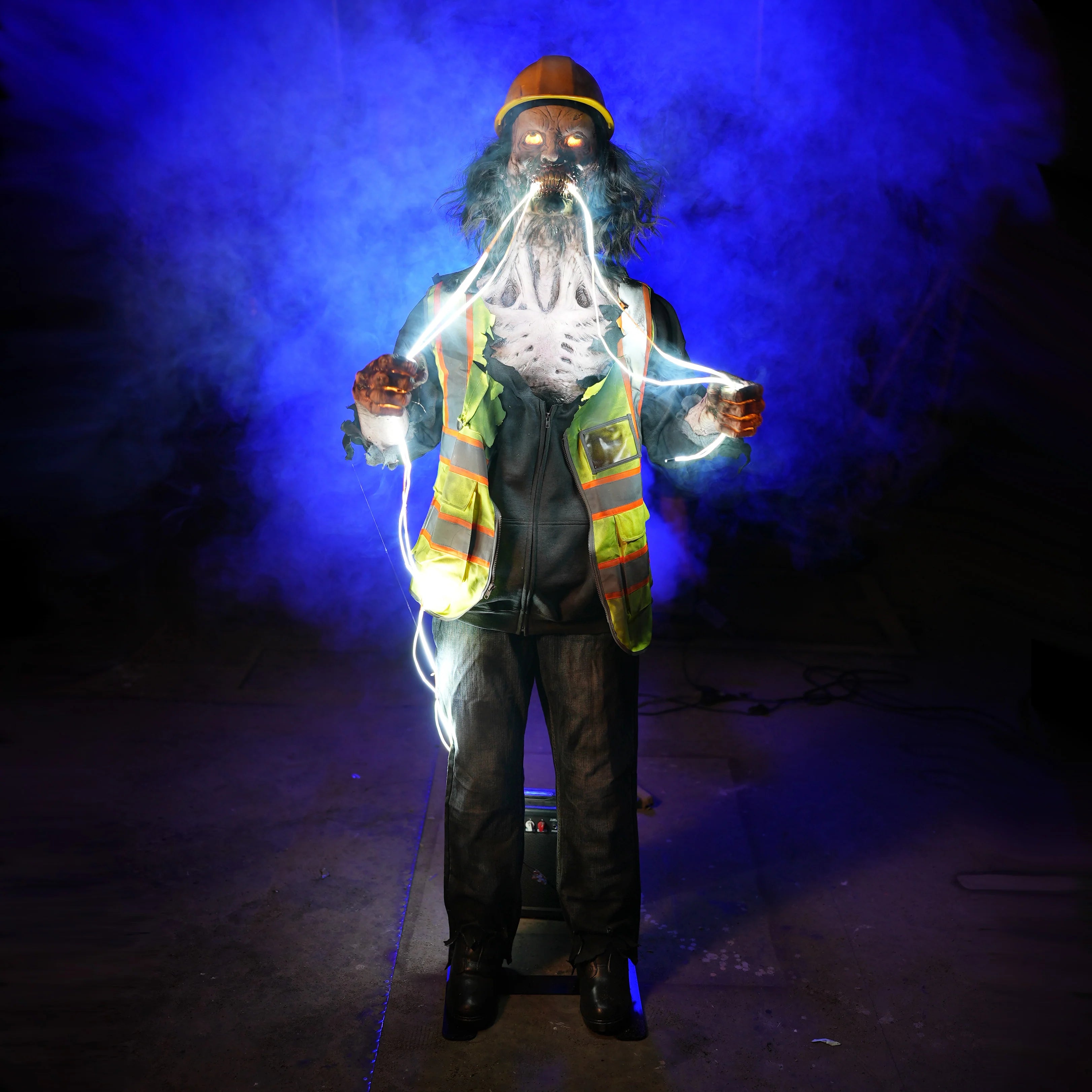 Electric Zombie Animated Halloween Prop