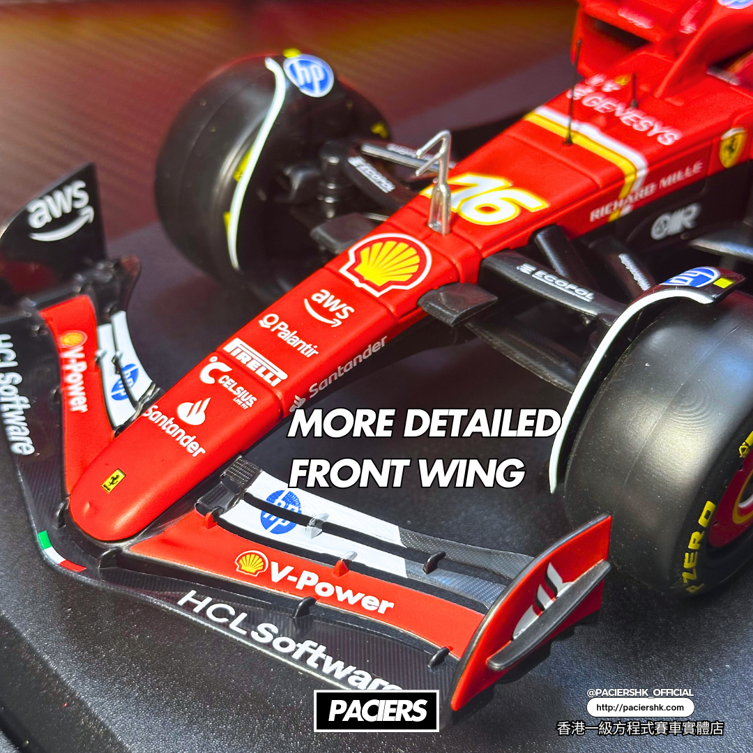 1:18 Formula 2024 SF-24 Simulation Alloy F1 Racing Car Model