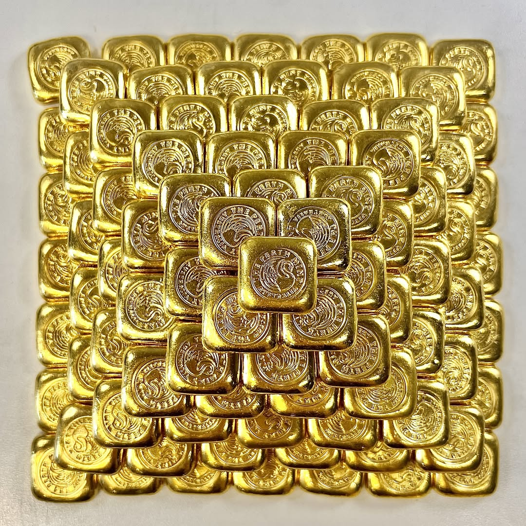 The Perth Mint 1oz Gold Cast Bar
