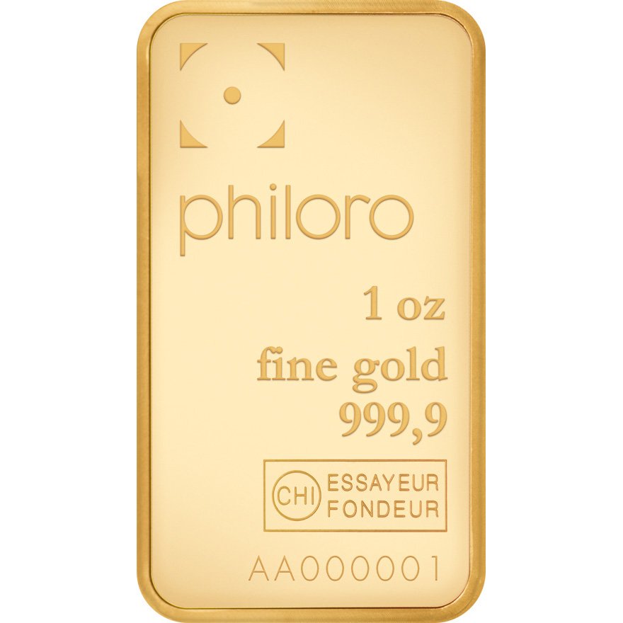 Gold bar 1 oz - philoro