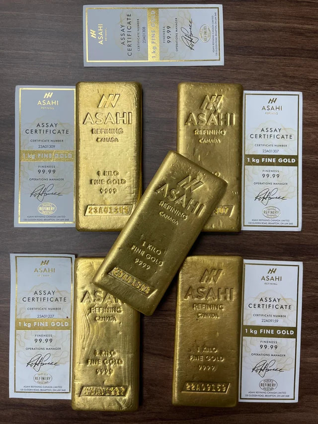 Asahi 1 Kilo Gold Bar